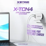 Xzone 15W dual USB wall charger price in Pakistan