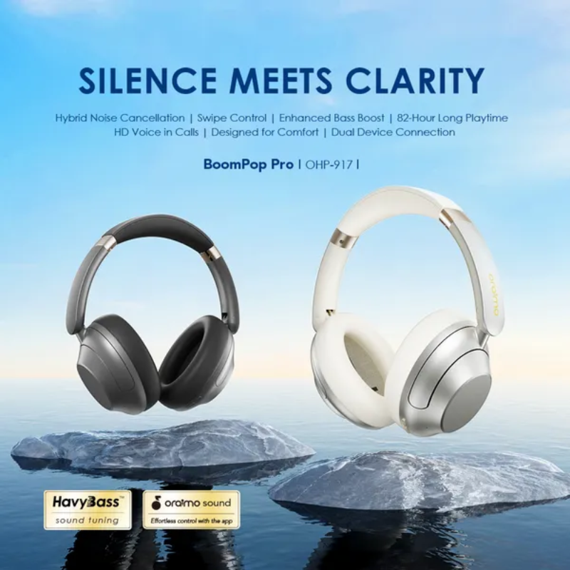 Oraimo BoomPop Pro ANC Over-Ear Headphones (OHP-917) - Image 3