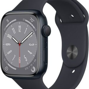 Apple Watch Series 8 GPS 45mm Midnight Aluminum Case with Midnight Sport Band