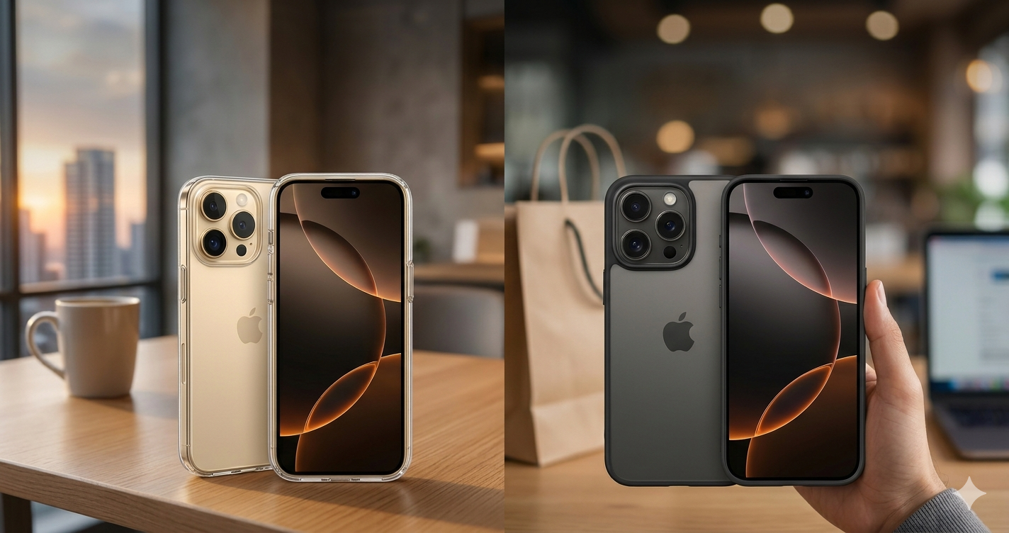 creat  image for blog post title with no extra text and imag size must be 1200/628 Non-PTA iPhone vs PTA Approved iPhone in Pakistan (2026) – Which One Should You Buy?